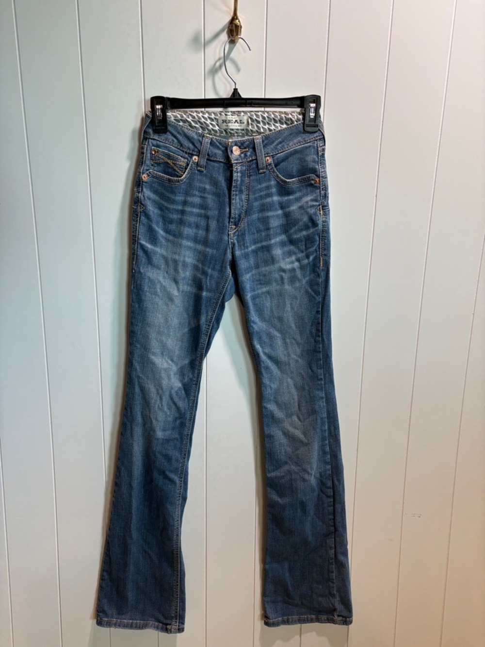 ARIAT Real Daniela Boot cut denim jeans long length 25L
